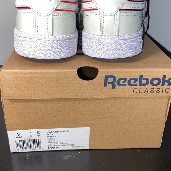 Reebok Club C Cream White Size 9 - Picture 2 of 9